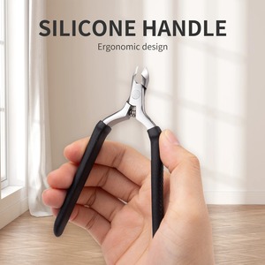 Tijeras para Cutículas de Acero Inoxidable BAFA SURGICAL INSTRUMENTS, Hoja Curva, Mango de Silicona Antideslizante para Dedos, Uñas de los Pies y Manos - Product Image 5