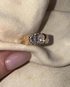 IGI/GIA Lab Grown Vintage 14k or blanc mariage/bague de fiançailles diamant taille unisexe pour cadeau de fête d'anniversaire diamant coupe poire - Product Image 3