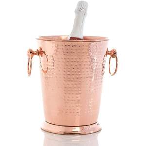 Cubetera Moderna de Metal con Acabado Pulido, Perfecta para Enfriar Vino, Champán y Cerveza, Enfriador de Bebidas Duradero - Product Image 5