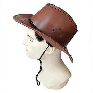 Chapeau en cuir personnalisé avec logo en relief OEM ODM, fabricant de couvre-chefs en cuir durables et tendance - Product Image 5