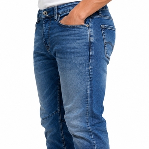 Men Denim Jeans Classic Wash Relaxed Straight Fit Comfortable Daily Wear Modern Casual Style Durable Fabric Premium Jeans - Product Image 5