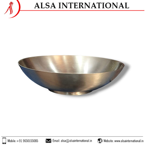 Cuenco Grande de Latón, Tradicional, Hecho a Mano, Reutilizable, Personalizado, Ecológico, para Comer y Servir, de Exportador Indio - Product Image 6