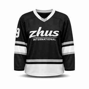 Maillot de hockey sur glace personnalisé unisexe, imprimé par sublimation, pour la mode, le design, les logos et les vêtements de sport - Product Image 2