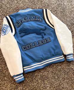 Letterman Varsity <b>Jackets</b> Custom College Baseball <b>Jacket</b> Front Logo <b>Waterproof</b> Reversible <b>Winter</b> Wool/Polyester Eco-Friendly - Product Image 3