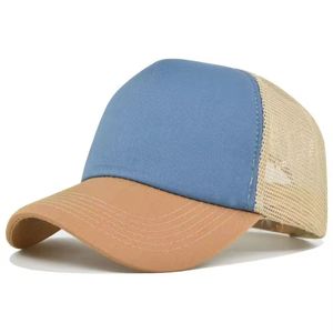 Gorra Trucker Unisex de 6 Paneles, Verde Oliva Beige, Malla Ajustable, Casual para Exteriores, 100% Acrílico, Bordado 2027 - Product Image 5