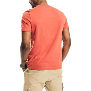 Trending Royal Blue Short Sleeve T-<b>Shirt</b> Regular Fit O-Neck Solid Color Cotton Jersey Casual Wear - Product Image 6