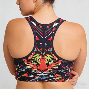 Custom Made Breathable Front Logo High Support Yoga Women Sports <b>Bra</b>-Lightweight Quick Dry <b>Plus</b> <b>Size</b> Eco-Friendly Seamless - Product Image 5