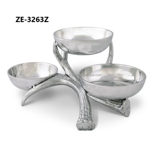 Bol en métal écologique ZE-3363Z, style vintage rond, Zahid Exports, mariage - Product Image 5