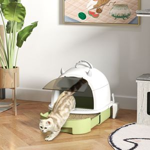 Lettiera per Gatti Quadrata di Lusso con Recinto - Product Image 6