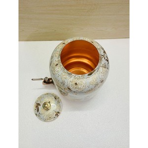 Dispensador de Agua de Cerámica Personalizable al por Mayor con Tapa, Diseño Floral, Gran Capacidad, para Uso Doméstico - Product Image 2