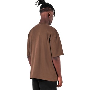 T-shirt décontracté personnalisé en toile épaisse pour homme, mélange polyester/coton, uni, séchage rapide, respirant, stock Inland Industries - Product Image 4
