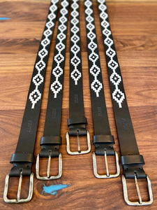 Polo Leather <b>Belts</b> with Custom LOGO Polo <b>Belt</b> Genuine Leather Argentinian Embroidery Polo Leather <b>Belt</b> - Product Image 2