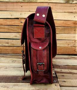 Durable Zipper Closure Handmade <b>Leather</b> <b>Laptop</b> <b>Bag</b> new arrival Made In High Quality Lightweight <b>Leather</b> <b>Laptop</b> <b>Bag</b> For Unisex - Product Image 2