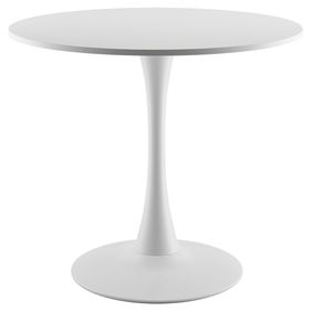 Mesa de Comedor Redonda Moderna de Madera de 31.5 Pulgadas para 2-4 Personas con Base de Pedestal para Café, Oficina o Ocio - Product Image 1
