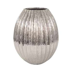 Meilleur prix pour un vase à fleurs décoratif en métal avec un design attrayant gravé à la main, nouveau vase de sol en aluminium, fournisseur direct d'Inde - Product Image 6