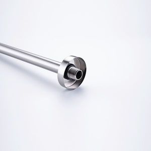 Braccio doccia fisso extra lungo da 20 pollici con flangia, accessorio per soffione doccia in acciaio inossidabile montato a parete, finitura nichel spazzolato - Product Image 5
