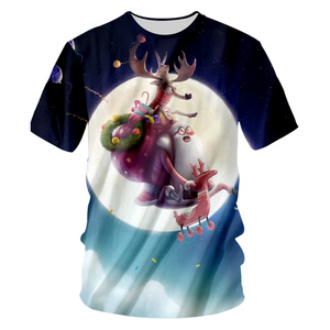 Merry Gamecocks <b>Christmas</b> Solid <b>Men</b> Regular Fit Regular Sleeve O-Neck Casual Breathable Heat-Transfer Printed OEM Custom 100% - Product Image 2