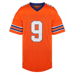 เสื้อฟุตบอลอเมริกันแขนสั้นคุณภาพสูง ระบายอากาศได้ดี ราคาขายส่ง ผลิตจากโพลีเอสเตอร์ 100% - Product Image 1