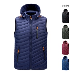 Chaleco Acolchado para Negocios de Ropa de Invierno OEM/ODM, Cómodo, Relleno, Transpirable, de Secado Rápido, con Cuello Alto, Unisex, a la Moda - Product Image 4