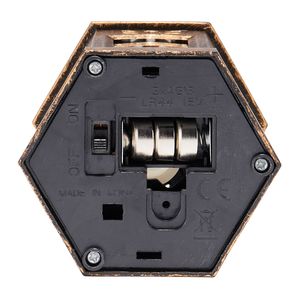 Set di 12 Lanterne LED Elettriche Senza Fiamma per Interni/Esterni, Decorazione da Parete e Portico in Vetro con Supporto in Plastica - Product Image 2