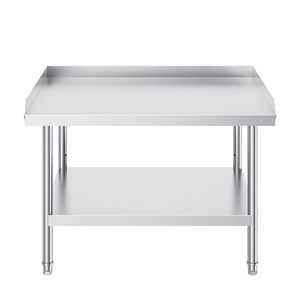 Tavolo da Lavoro Professionale in Acciaio Inox 30 X 36 X 26 Pollici, Banco da Lavoro per Cucina Commerciale con 3 Lati Rivestiti per Preparazione Alimenti - Product Image 3