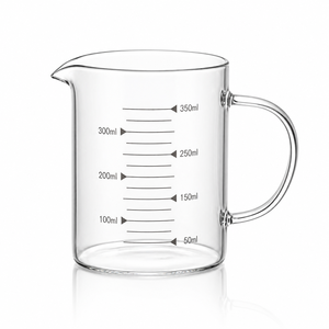 Bécher en verre borosilicate transparent Triviwat P002-26-00-J 250 ml avec poignée, résistant à la chaleur, pour usage médical - Product Image 4