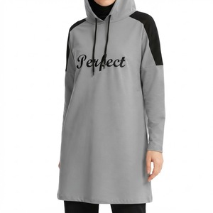 Muslim Women Winter Casual Activewear Tracksuit Modest Fitness Clothing Long Sleeve Jogger Set Comfortable Sports OEM ODM - Product Image 3