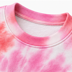 Sweat-shirt Tie Dye classique à manches longues 100 % coton, service de fabrication OEM, coupe longue, vêtements lifestyle pour l'exportation, automne - Product Image 5