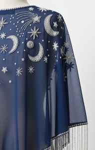 Poncho perlé artisanal d'excellente qualité pour les soirées, les centres de villégiature et les tenues de soirée, disponible pour la vente en gros - Product Image 4