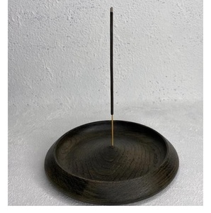 Brûleur d'encens artisanal en bois de manguier massif de qualité supérieure, support décoratif d'aromathérapie, attrape-cendres naturel, durable pour la saison d'automne - Product Image 4