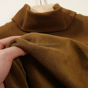 Pull d'hiver épais et chaud pour hommes-T-shirts à manches longues et col haut 400g-Pull à col roulé en peluche pour hommes - Product Image 3