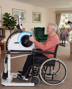 Pedal <b>Exerciser</b> for Elderly <b>Leg</b> Exercise Bike Seated Pedal <b>Exerciser</b> with LCD Monitor Rehabilitation Recovery Therapy - Product Image 2