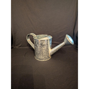 Arrosoir en métal galvanisé de qualité supérieure, gris antique, outil de jardin décoratif, décoration de ferme, pour usage intérieur et extérieur - Product Image 1