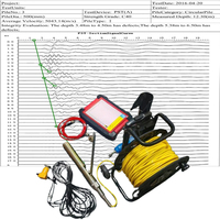Detector de Ondas Sísmicas Paralelas para Pruebas de Longitud y Profundidad de Pilotes de Cimentación