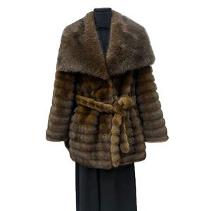 Custom Women's Faux Fur Coat Soft Warm Winter Long Coat Luxury Fashion Outerwear OEM ODM Wholesale Manufacturer - Product Image 3