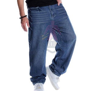 Jean Baggy Décontracté Taille Haute Léger Sur Mesure pour Homme, Design Unique, 100% Coton Écologique, Vente Chaude en Gros - Product Image 2