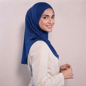 Custom Hijab Scarf Fashion Satin Plain <b>Silk</b> Feel <b>Head</b> <b>Wrap</b> Shawl OEM ODM Customized Textile Manufacturer India - Product Image 1