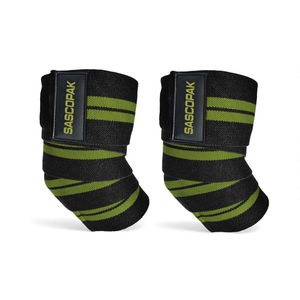 Meilleures ventes : Bandes de coude robustes à rayures pour musculation, entraînement, développé couché et haltérophilie - Product Image 4
