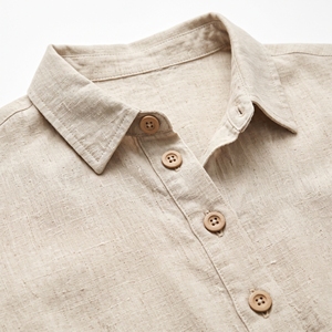 Mono de lino de cintura alta para mujer, de verano, liso, de pierna ancha, informal, OEM ODM, venta al por mayor, fábrica, marca privada | MOQ bajo - Product Image 6