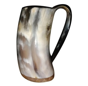 buffalo horn mugs buffalo horn drinking mugs hand made mugs eco friendly 100% natural <b>drinkware</b> <b>accessories</b> - Product Image 5