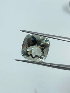 Pierre précieuse naturelle d'améthyste verte de qualité supérieure, pierre brute, 15,34 carats, 12 mm, taille coussin, couleur verte, pour la fabrication de bijoux - Product Image 5