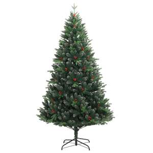 Albero di natale artificiale incernierato con 150 e palla Set 59.1 \ "albero di natale - Product Image 5