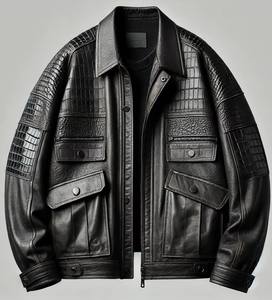 Fashionable Custom Design <b>Men</b> <b>Leather</b> <b>Jacket</b> Pakistan Made Top Product <b>Leather</b> <b>Jacket</b> for <b>Men</b> and Bikers winter <b>jacket</b> - Product Image 1