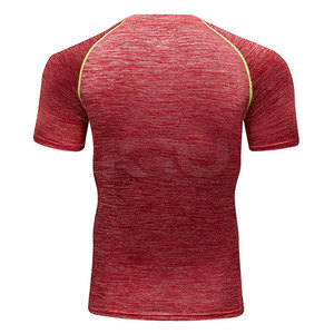 Camiseta Deportiva Ligera de Compresión, 100% Algodón Ecológico, Secado Rápido, Tejido Transpirable y Elástico para Ejercicio Físico - Product Image 2