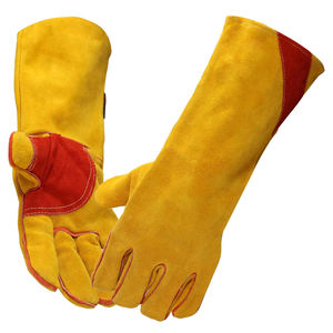 Guantes de Soldadura de Protección Contra Fuego con Puño Largo, Personalizados, de Grado Industrial, Absorbentes de Sudor, con Protección Contra el Calor - Product Image 6