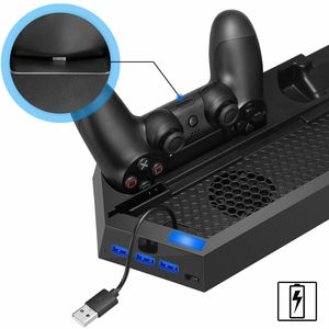 Supporto verticale PS4 stazione di raffreddamento con 2 Controller dock di ricarica ventole e accessori di raffreddamento per PlayStation 4 - Product Image 2