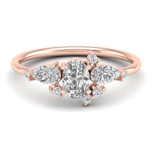 Anillo REYES, el más vendido, de oro sólido de 14K con diamantes cultivados en laboratorio CVD HPHT, con múltiples piedras, hecho a mano, regalo de boda, joyería fina para mujer. - Product Image 1