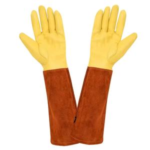 Meilleurs gants de soudage TIG sur mesure pour l'hiver, isolés, en cuir de vachette pleine fleur, avec protection de sécurité pour les travaux de soudage - Product Image 2