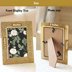 Cadre d'affiche en aluminium pour décoration intérieure, en alliage métallique, avec panneau arrière en plexiglas et finition dorée - Product Image 2