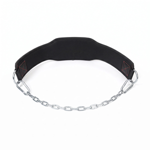 Rajputana Corporation Dip Training <b>Belt</b> Adjustable Steel Chain Neoprene Material Non-Slip Heavy Duty <b>Waist</b> Support for - Product Image 4